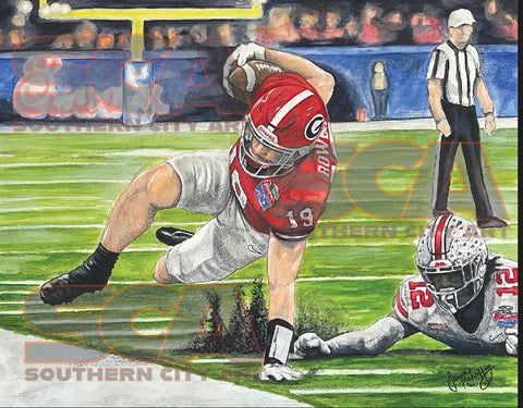 2023 Jason M. "Brock Yoga" Artwork- 12x18in
