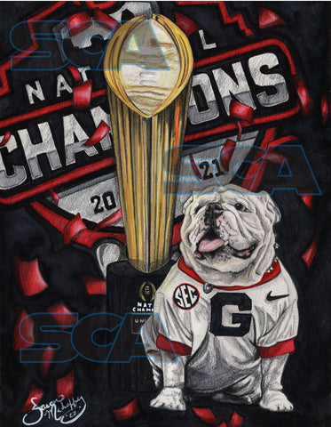 2021 Jason M. "Indy Dawg" Artwork- 12x18in