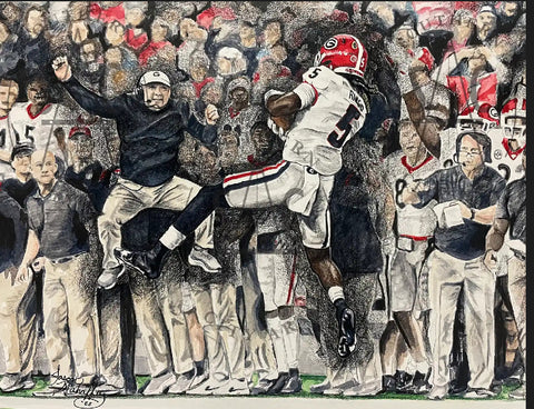 2021 Jason M. "Kirby Jump" Kelee Ringo Artwork- 12x18in