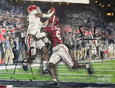 2021 Jason M. "The Catch" Artwork- 12x18in