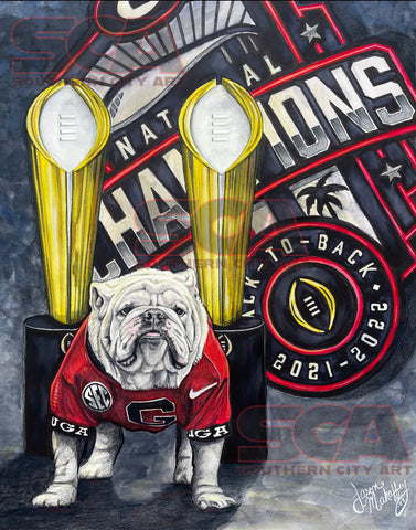 2023 Jason M. "BACK 2 Back" Artwork- 12x18in