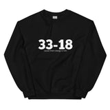 33-18 Cause Them Dawgs is Hell Unisex Sweatshirt