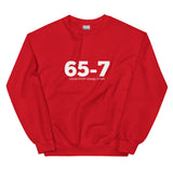 65-7 Cause Them Dawgs is Hell Unisex Sweatshirt