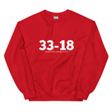 33-18 Cause Them Dawgs is Hell Unisex Sweatshirt