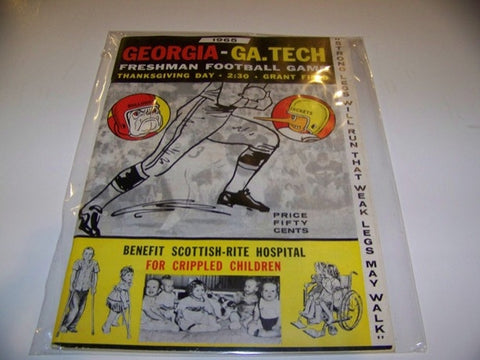 1965 Georgia Bulldogs Frosh Football Program vs. georgia tech