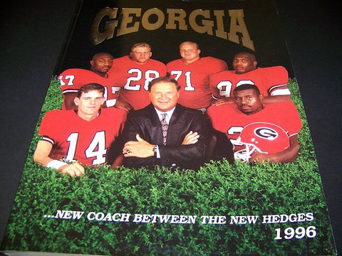 1996 Georgia Bulldog Football Media Guide