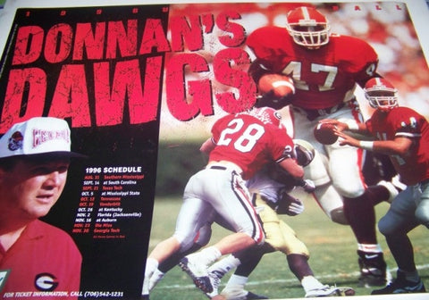 1996 Football Season Poster