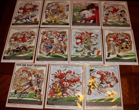 2012 Dave Helwig Entire Season Artwork Collection