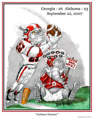 2007 Dave Helwig 'Alabama Slamma' Print Art