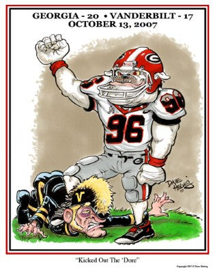 2007 Dave Helwig "Kicked Out The 'Dore" Print Art