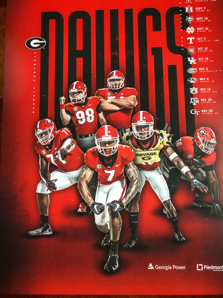 2019 Football Team Red Team Schedule Poster Between The Hedges Shop 2019-football-team-red-team-schedule-poster-between-the-hedges-shop