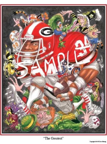 2013 Dave Helwig 'The Greatest' Herschel Walker