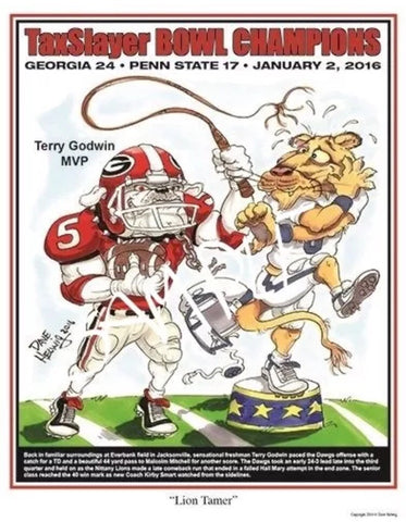 2016 Dave Helwig ‘Lion Tamer’ Terry Godwin Print Art