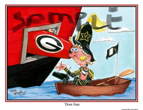 2008 Dave Helwig '’Dore Jam’ v.  Vandy Print Art