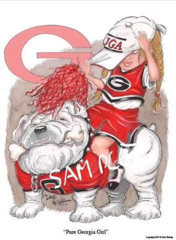 2007 Dave Helwig 'Pure Georgia Girl' Print Art