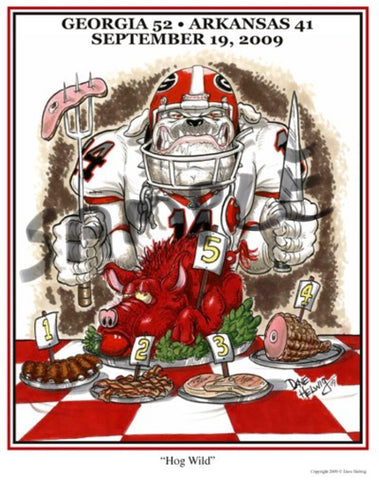 2009 Dave Helwig 'Hog Wild’ Print Art