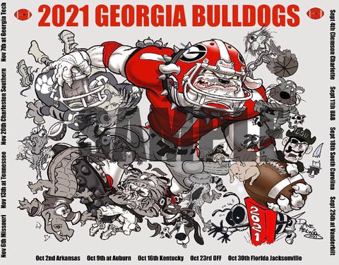 2021 Dave Helwig Season Schedule Artwork