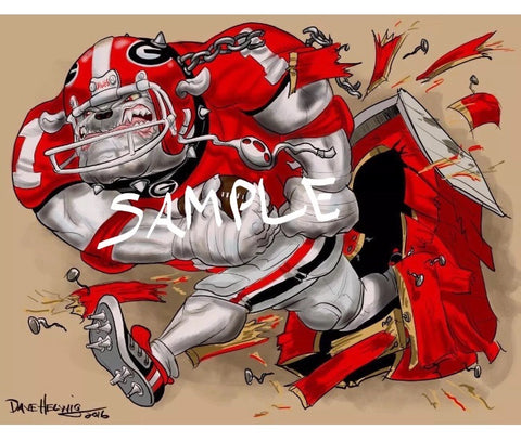 2016 Dave Helwig 'Breakin Loose!' Print Art