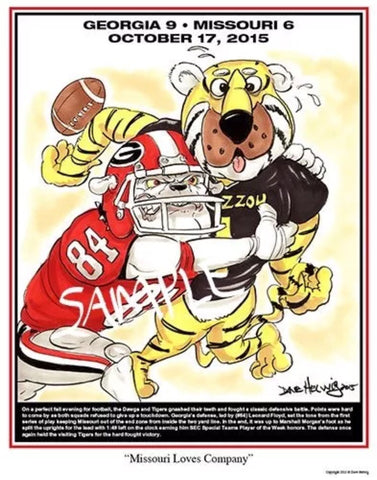 2015 Dave Helwig ‘Missouri Loves Company’ Leonard Floyd Print Art