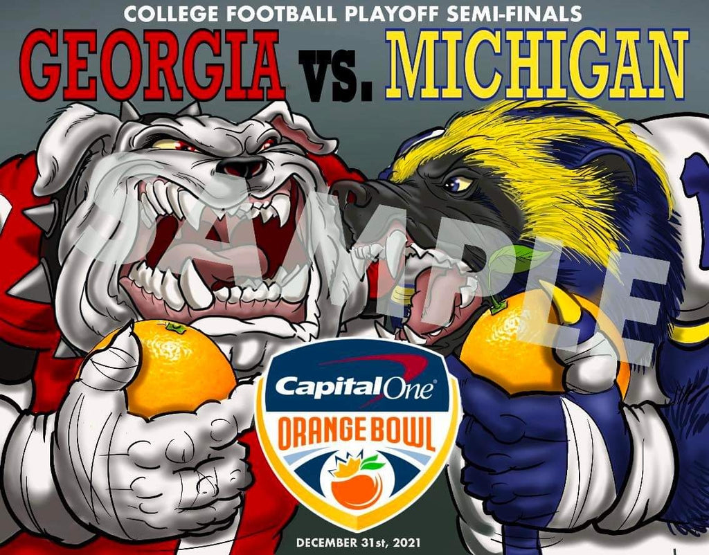 Georgia Bulldogs vs. Michigan Wolverines, Orange Bowl