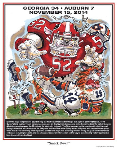 2014 Dave Helwig ‘Smackdown’ Amarlo Herrera Print Art