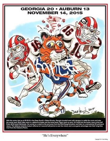 2015 Dave Helwig ‘He’s Everywhere’ Isaiah McKenzie Print Art