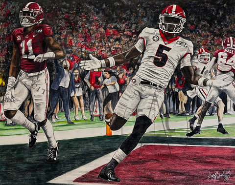2022 Jason M. "Clinch Six" National Championship Artwork- 12x18in