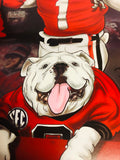 2020 Dave Helwig  “Georgia State of Mind” Georgia Bulldogs Artwork