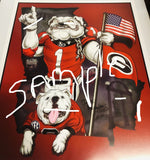 2020 Dave Helwig  “Georgia State of Mind” Georgia Bulldogs Artwork