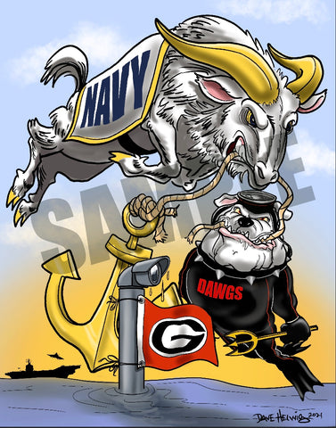 2021 1 Dave Helwig "Navy” Tribute Artwork