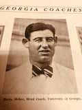 1929 Georgia Bulldogs Football Program & Ticket vs. Yale