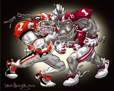 2018 Game Dave Helwig National Championship Georgia Bulldogs v Alabama