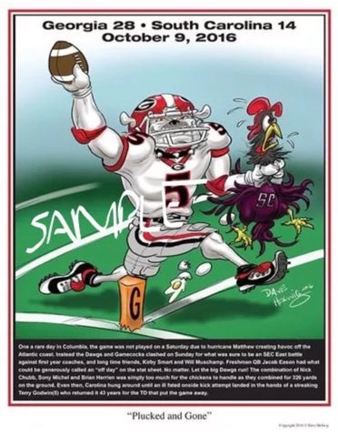 2016 Dave Helwig ‘Plucked and Gone’ Terry Godwin Print Art