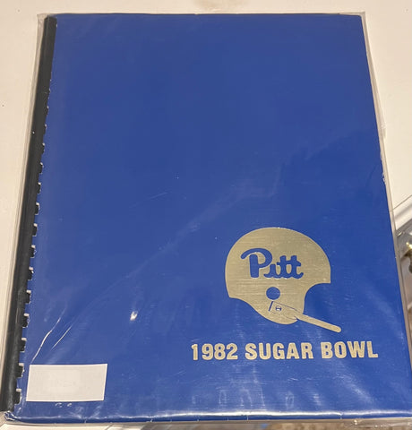 1982 JN Pitt Variant Sugar Bowl Media Guide