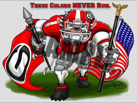 2023 Dave Helwig "These Colors Never Run" Art 11x14in.