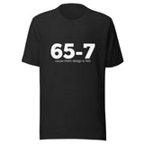 65-7 Cause Them Dawgs is Hell Unisex T-Shirt