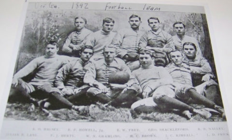 1892 Georgia Bulldogs Team Photo with matte