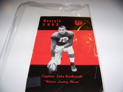 1953 Georgia Bulldogs Football Guide