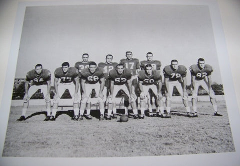 1959 SEC Champs Football Team Photo with matte