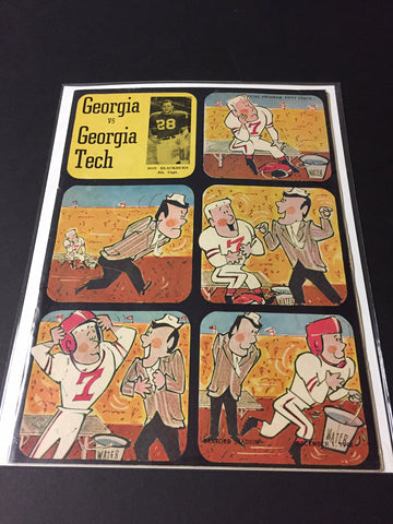 1962 Georgia Bulldogs Football Program vs. Georgia Tech