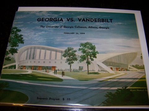 1964 Georgia Bulldogs Basketball Program vs. Vanderbilt