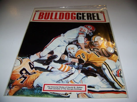 1967 Georgia Bulldogs Football BULLDOGGEREL