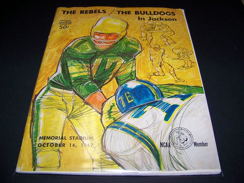 1967 Georgia Bulldogs vs. ole miss program