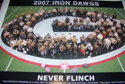 2007 Football Iron Dawg Poster