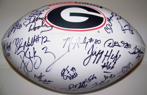 2007 Vince Dooley, Past, & Current Player's Autographed Football