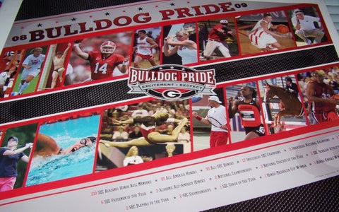 2009 Georgia Bulldog Pride Poster