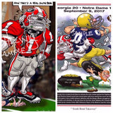 2017 Game Dave Helwig "Southern Bend" & "South Bend Takeover" Notre Dame Lot