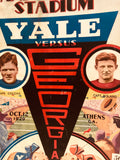 1929 Georgia Bulldogs Football Program & Ticket vs. Yale