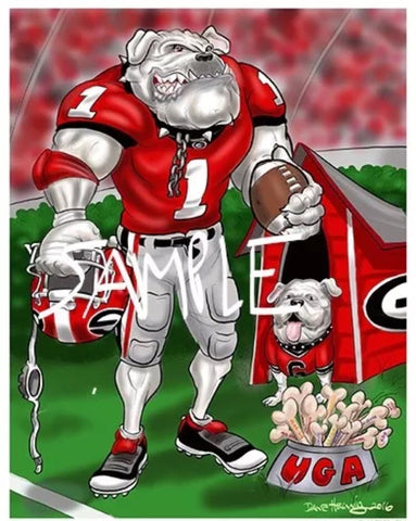 2016 Dave Helwig ‘Between the Hedges‘ Print Art