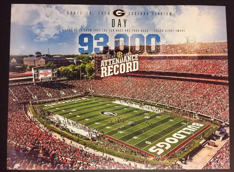 2016 93K Day G-Day Football Poster